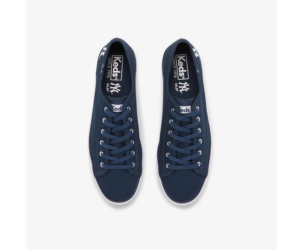 Basket Keds Femme Bleu Marine - Triple Kick Mlb® - 813-FWBJQK